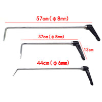 PDR KING 3-Piece Black Handle Swivel Hook Dent Repair Tool Set