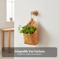 Semi-Circle vertical Vase Indoor & Outdoor Use Home Decor Item Space-Saving
