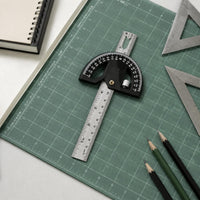 Adjustable Woodworking Square Multi Function 0-180 Degree Protractor