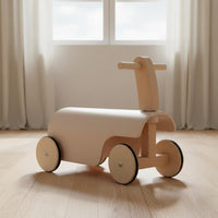 Wooden Balance Bike Motor Skills Infant Stability Helper Educational Wooden Infant Pusher for Infants, Young Children