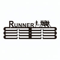 Metal Award Display Rack Easy Mounted Wall Medal Rack Decorative Wall Medal Hanger for Athletes, Runners