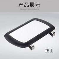 Car Sun Visor Mirror with Rhinestones, HD Multi-functional Makeup Mirror
