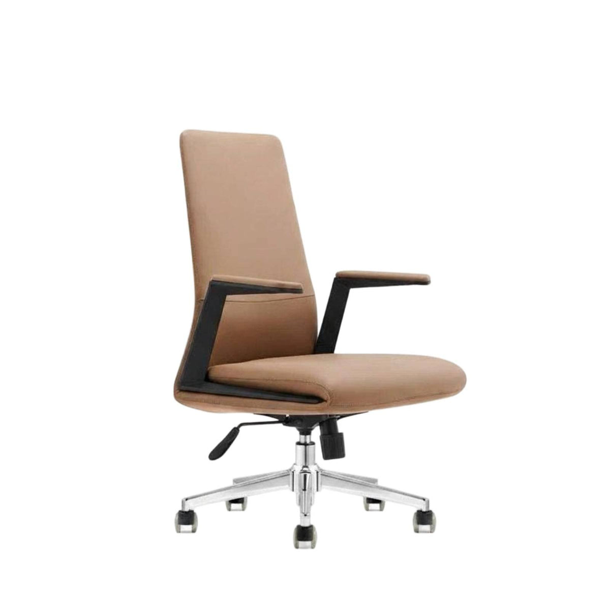 Ergonomic Rolling Seat Height Adjustable Highspine Support Rotating Chair Extended-Use Comfort sturdyDuty Base for Managerials