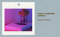 Rechargeable RGB bedside lamp