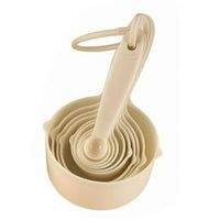 10 Pieces Measuring Cup Set Double Spout Nested Measure Cups Space-Saving Design