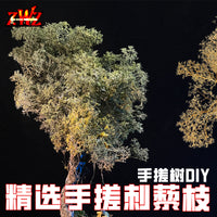ZWZ Creator Model Handcrafted Thorn Branch with Small Thorns for Miniature Scenes