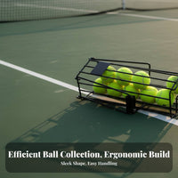 No Bending Required Tennis Ball Picker Press-down Picking Tennis Ball Hopper Large Capacity for Coaches, Athletes, Practice