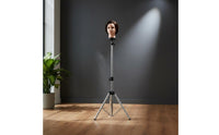 Professional Grade Hairdressing Training Head Stand Sturdy Construction Mannequin Head Tripod Stand Cosmetology Mannequin Tripod for Cosmetologists