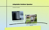 20W waterproof outdoor wall speaker