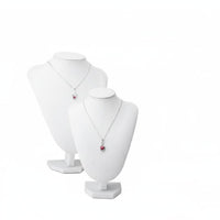 Professional Presentation Necklace Display Bust Elegant Design Jewelry Mannequin Stand Versatile Usage Portrait Neck Stand Stable Base for Retailers, Showcase, Craft Fairs, Photography
