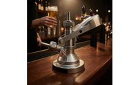 Beer Keg Dispenser Tapping  Brushed Silver Keg Coupler with Pressure Relief Pressure Release Mechanism Sturdy for