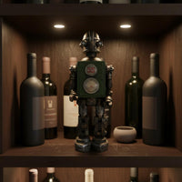 Retro Robot Figurine Collectible Industrial Robot Decoration Gift Home Decor for Coffee Shop