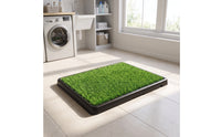 Dog Potty with Drain Drainable Pet Toilet with Hose Easy-Rinse Grass Dog Toilet for Dogs, Puppies, Apartments, Balconies