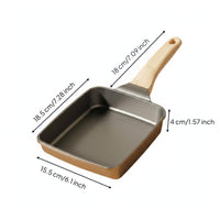 Tamagoyaki Pan Titanium Coating Square Omelette Pan Thickened Body