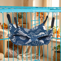 Cotton Pet Hammock and Lightweight Hamster Hammock, Double-Layer Thermal Fleece Bed for Squirrel and Sugar Glider, Year-Round Cage Accessory