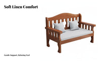 Chinese design Design Carved Wood Frame Couch Set Space-Saving Household Furniture Intricate Carving Lounge Suite Removable pads for Apartment Dwellers, Families, Homeowners, Living Room, Small Spaces, Reception Area, awayice