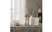 Sentimental Mother Daughter Figurine Delicate Painted Details Family Love Ornament Soft Colors Mother Child Figurine Handmade Look for Living Room, Bedroom, Entryway