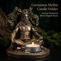 Cernunnos Tealight Holder Statue, Resin