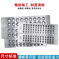 Round Wire Drawing Plate for Gold and Silver Jewelry Making