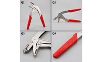 Panel Fastener Tool Pliers with Fasteners One-Handed Interior Trim Remover Pliers Vehicle Trim Removal Tool for Mechanics, Automotive Repair