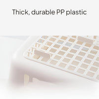 2-Tier Dish Drying Rack with Dust Cover