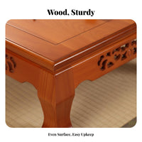 Carved Leg Floor Table European design Household Furniture adaptable Vintage Aesthetic for Adults, Bay bay Area, Office