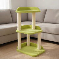 Multi Level Cat Climbing Structure Space Saving Cat Climbing Structure Sisal Wrapped Posts