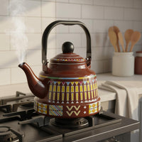 Enamel Tea Kettle Rustproof Enamel Stovetop Kettle Rust Resistant Vintage Stovetop Teapot