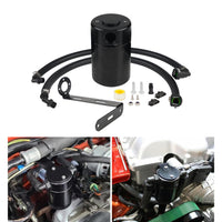 Black Works Racing Aluminum Oil Catch Can Kit for Ford F150 Raptor