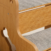 Dog Steps Stairs Bed for Small Dogs, Non-Slip Pet Bed Access, High Density Foam  #variant:2-Layer, 12CM Step Height
