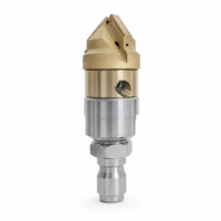 Drain Flushing Nozzle Compact Piping Cleaning Nozzle Leak Resistant for Plumbers