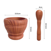 Garlic Mortar and Pestle Easy to Clean Garlic Masher Bowl Manual Granite Mortar Set