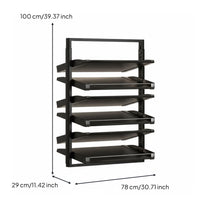 Rotating Shoe Rack Space Saving Closet Shoe Storage Rack Large Capacity Multi-Tier Storage Shelf for Adults, Renters, Dressing Room, Bedroom, Entryway