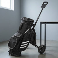 2-Wheel Golf Push Trolley Compact Golf Push Cart Trunk Friendly Smooth Rolling for Golfers