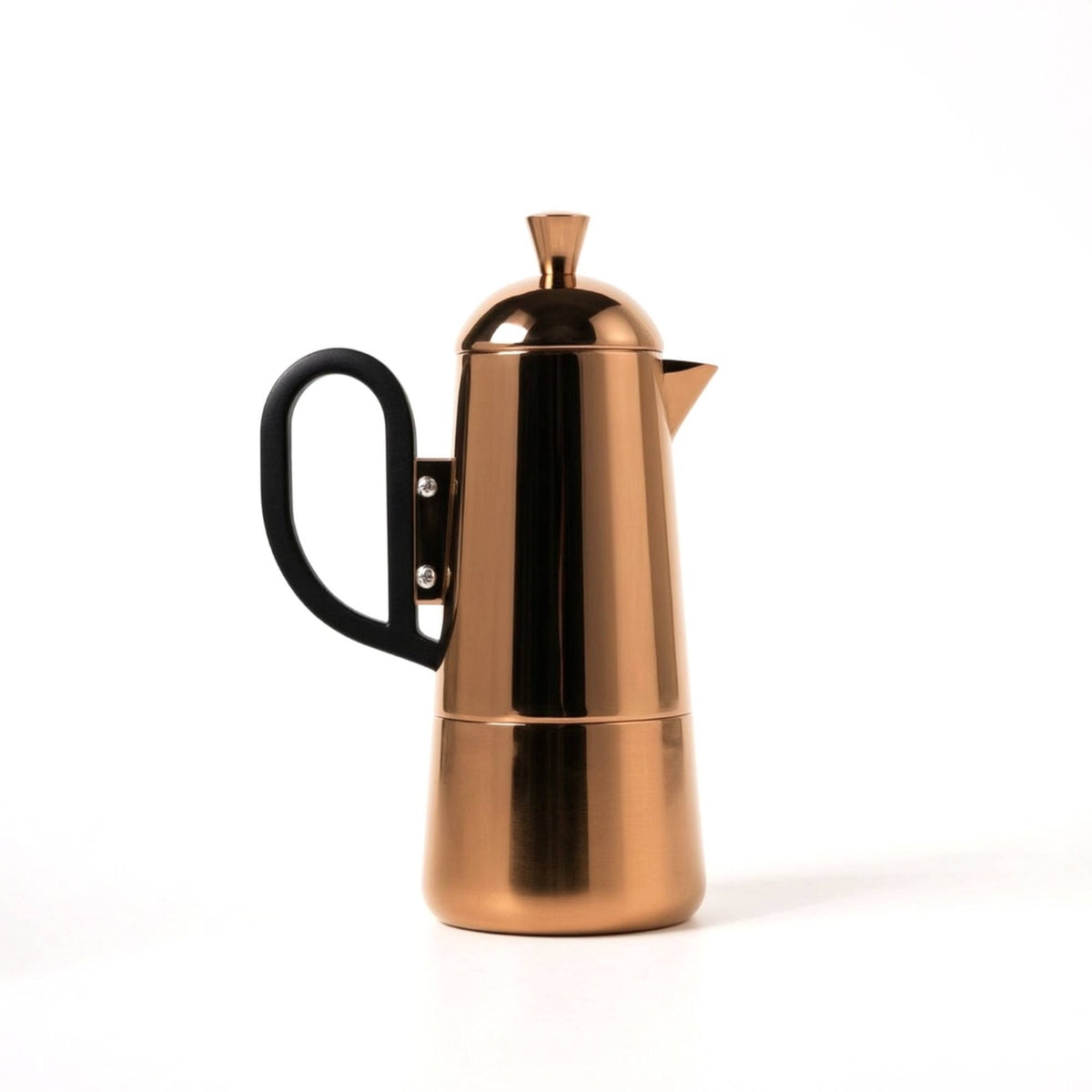 Coffee Kettle with Loop Handle Polished Tabletop Pot Easy to Clean for Kitchen