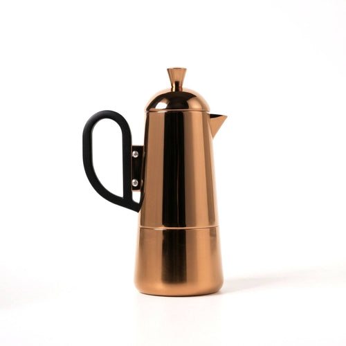 Coffee Kettle with Loop Handle Polished Tabletop Pot Easy to Clean for Kitchen