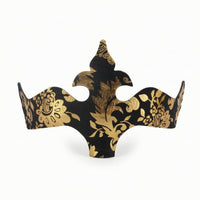 Shiny Venetian Mask Embossed Eye Mask with Elastic Strap Lightweight Textured for Masquerade Ball, Costume Party, Theater
