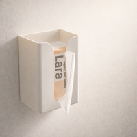 Car Tissue Box Holders for and Home Use, Removable Hanging Bathroom Holder and Paper Dispenser, Wall with Geometric Pattern