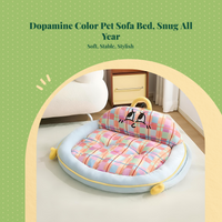 Pet Bed, Cozy Dog & Cat Sofa, All-Season Comfort