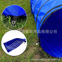 Pet Training Tunnel for Dogs with Ground Stakes
