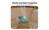 Automatic Water Spray Fountain Bath Toy Waterproof Design Marine Creature Sprinkler Toy Polished Rounded Edges for Toddlers, Infants