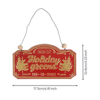 Metal Plaques Sign with Wooden Beads Embossed-Style Hanging Sign with Cord Lightweight Plaque for Mantel