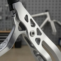 Folding Bike Brake Lever CNC-Machined Adjustable Reach Brake Lever Silver Finish