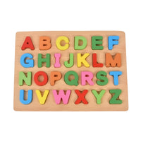 Educational Wooden Shape Puzzle Board Developmental Wooden Puzzle Sensory Toy Bright for Classroom, Homeschool