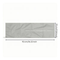 Sliding Windows Exhaust Hose Window Seal Zipper Opening Air Conditioner Window Sealing Cloth Hook and Loop Fastening Suitable for Offices Bedrooms Rental Rooms