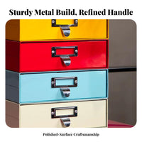 Stackable Metal Drawer adaptable Desktop Drawer drawer organizer long-lasting for Home Users