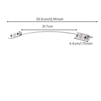 Safety Cord for panes, Fall Restrictor, Stainless Steel Wire Rope, Childproof Lock, Aluminum Alloy, Easy Installation, Home Security, Versatile Use