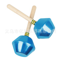 奥尔夫铝制沙锤音乐玩具幼儿园舞台道具儿童打击乐器手摇铃玩具