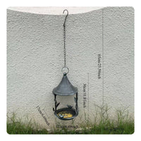 Hanging Bird Feeder Decorative Design Garden Decor Heavy Duty for Balcony