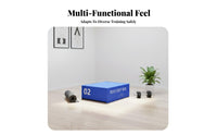 4 Pieces Stackable Foam Plyo Box Set Adjustable Height Soft Plyometric Box Shock-Absorbing Long-Lasting Construction
